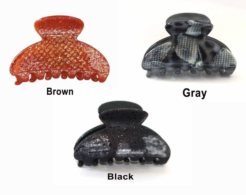 Limited Collection Französisch Haar Kralle Clips Große 2 3/4 X 1 1/2 Zoll Made in Frankreich Cluture Schildkröte Shell Haarklemme D6-D2-D5 von AlekhFashions