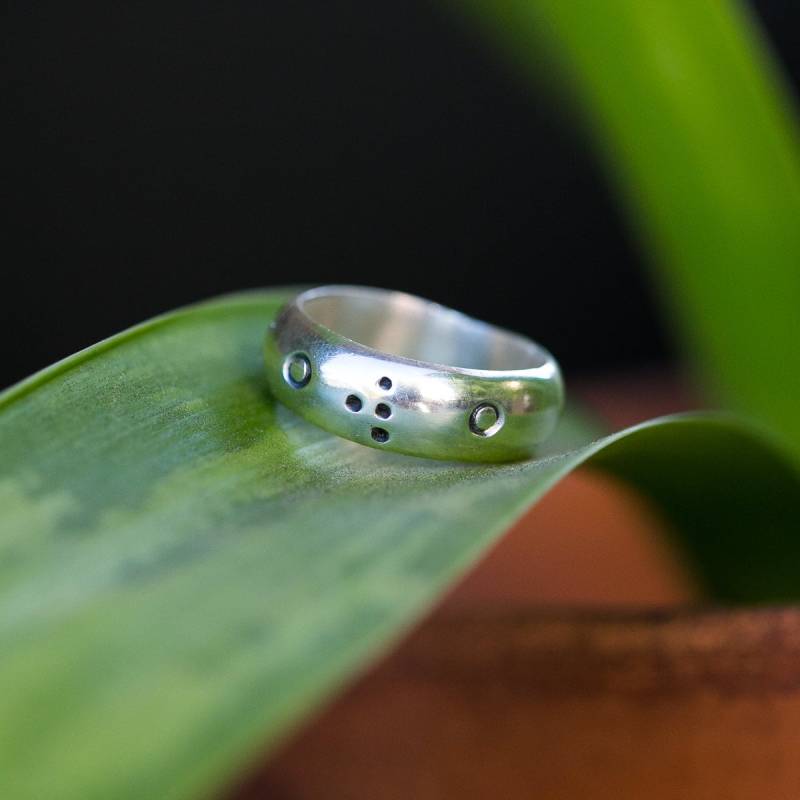 Vintage Band Ring Sterlingsilber Liebe Versprechen Hochzeit Stapelbar Unisex Verlobungsring - Aleks Schmuck von AleksJewelry