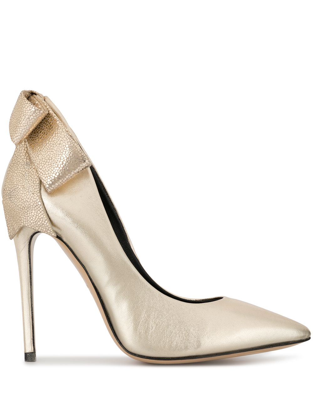 Aleksander Siradekian 'Gherda Bow 11' Pumps - Gold von Aleksander Siradekian