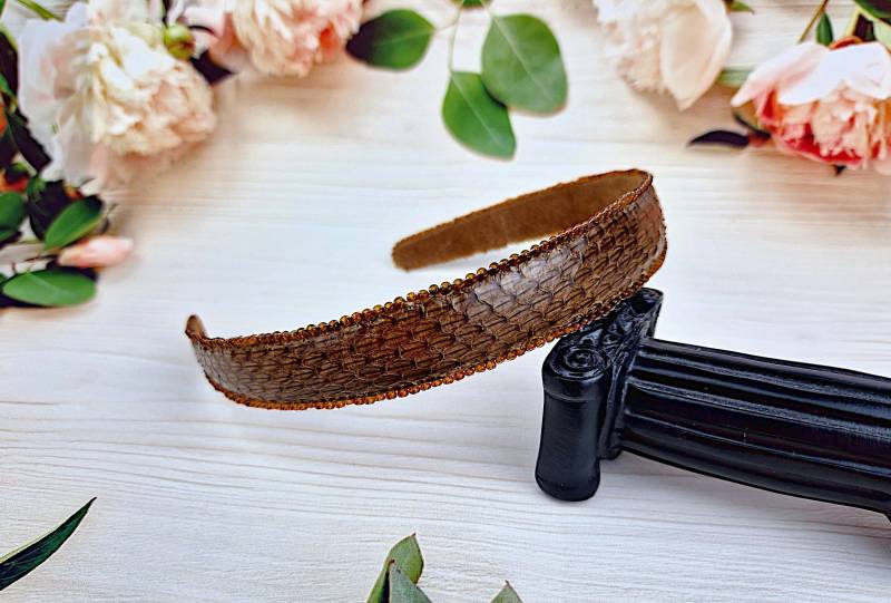 Leder Haarreif von AlenchenShop