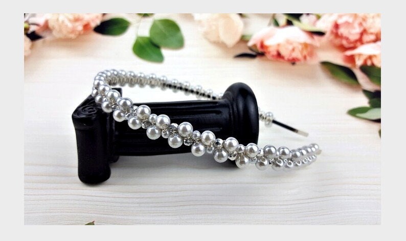 Perlen Haarreif von AlenchenShop