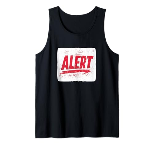 Erstaunliche Warnmeldung für Erwachsene und Kinder Tank Top von Alert Outfit