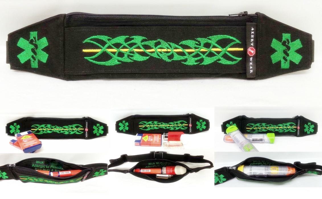 Auvi Q Case Super Slim Custom Taille Fanny Pack/Etui Für Epipens, Auviq, Diastatt Oder Inspiration von AlertWearCompany