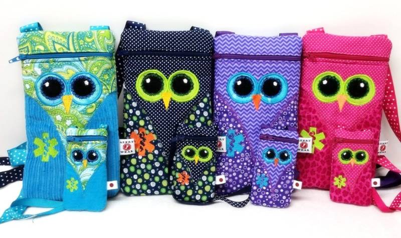 Epi-Pen-Etui, Asthma-Fall, Eulen-Medizin-Packung/Epi-Pen-Etui/Diastandfall/Asthma-Fall/Geldbeutel Mit Passendem Puppenetui Epi-Pen-Etui, Asthma-Fall, Eulen-Medizin-Packung/Epi-Pen-Etui/Diastandfall/Asthma-Fall/Geldbeutel Mit Passendem Puppenetui von AlertWearCompany