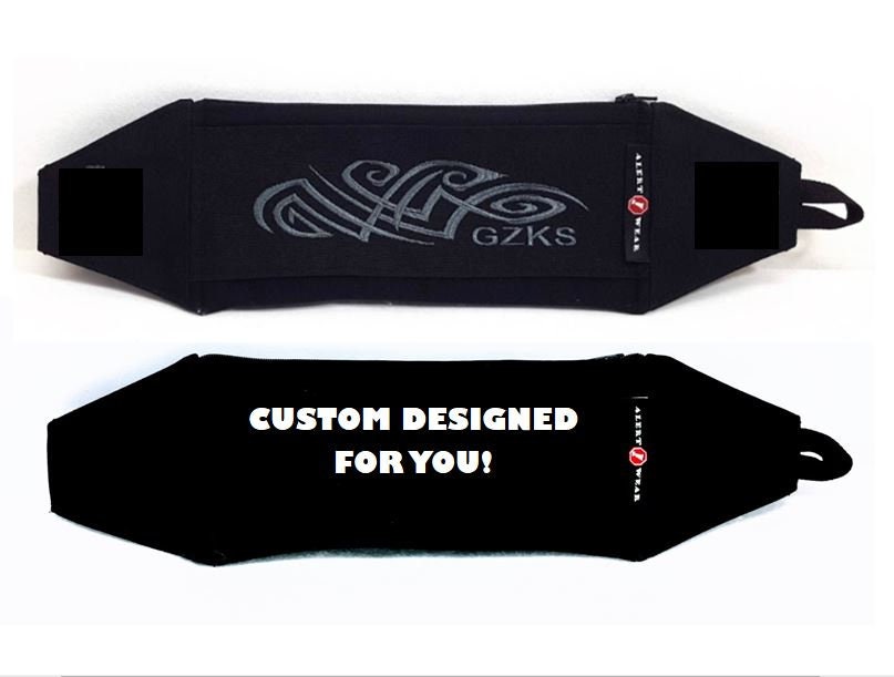 Runner's Belt Maßgefertigte Hüfttasche Sport Fanny Pack Vonalert Wear von AlertWearCompany