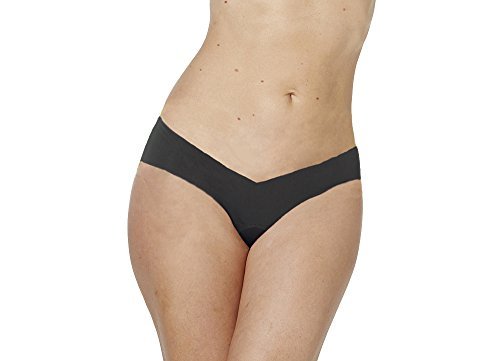 Alessandra B Camel Toe Cover Thong, schwarz, Small von Alessandra B