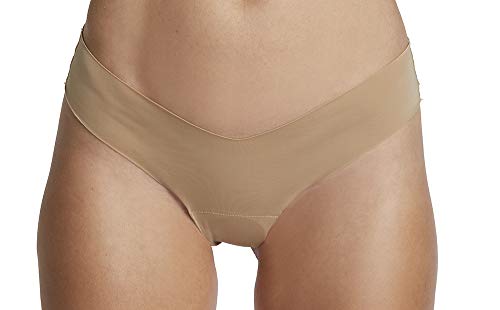 Alessandra B Camel Toe Cover Thong - Beige - Medium-Large von Alessandra B