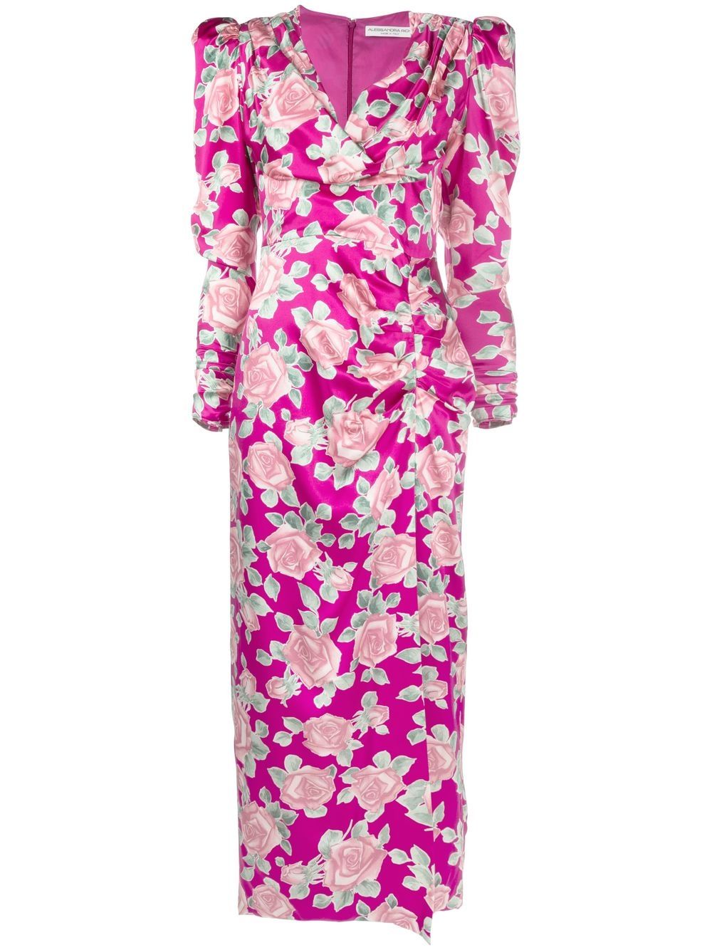 Alessandra Rich Kleid mit Blumen-Print - Rosa von Alessandra Rich