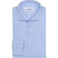 Alessandro Gherardi Unifarbenes Businesshemd in Twill-Qualität in 44 von Alessandro Gherardi