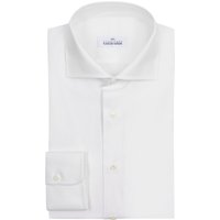 Alessandro Gherardi Unifarbenes Businesshemd in Twill-Qualität in 44 von Alessandro Gherardi