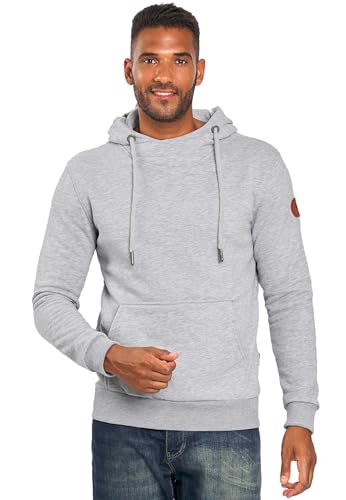 A. Salvarini Herren Sweat Kapuzenpullover Hoodie Kapuze Sweater AS294[AS-294-Hellgrau-Gr.L] von ALESSANDRO SALVARINI