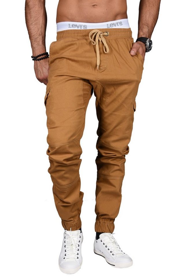 Alessandro Salvarini Cargohose ASCuffy Elastischer Bund mit Gummi versehen und zusätzlichem Tunnelzug von Alessandro Salvarini