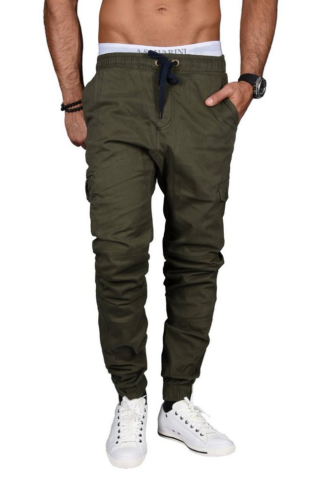 Alessandro Salvarini Cargohose Herren Designer, Regular Fit von Alessandro Salvarini