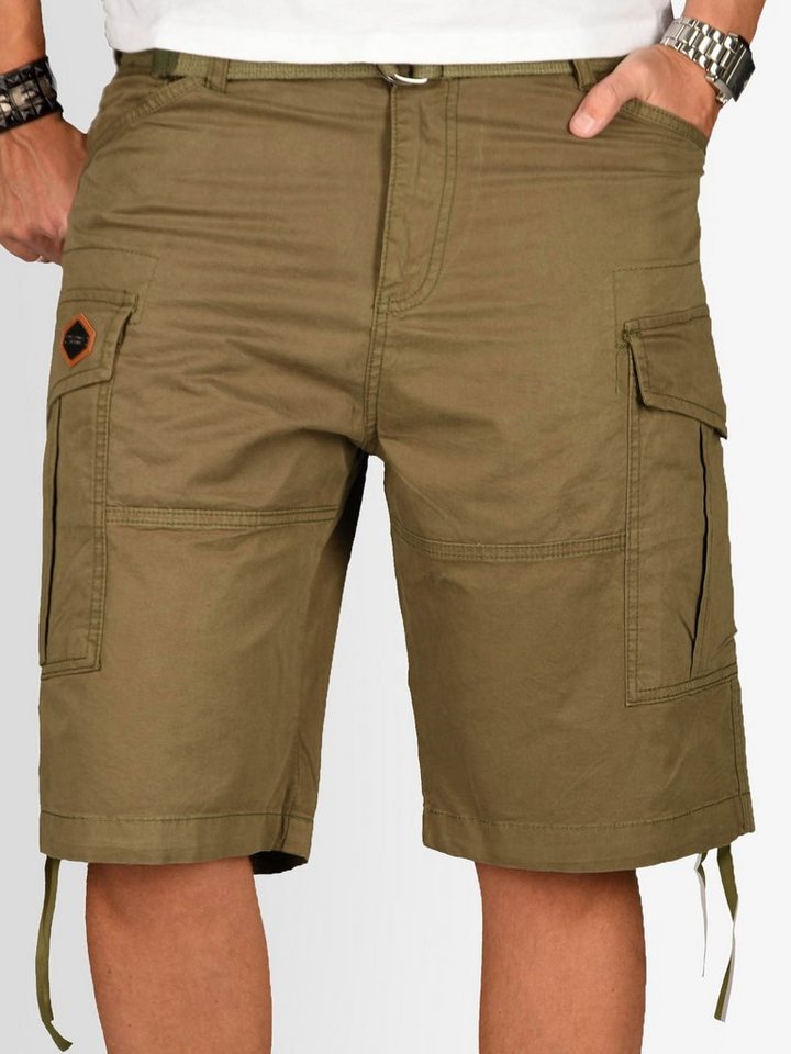 Alessandro Salvarini Cargoshorts ASLeon inklusive passendem Gürtel von Alessandro Salvarini