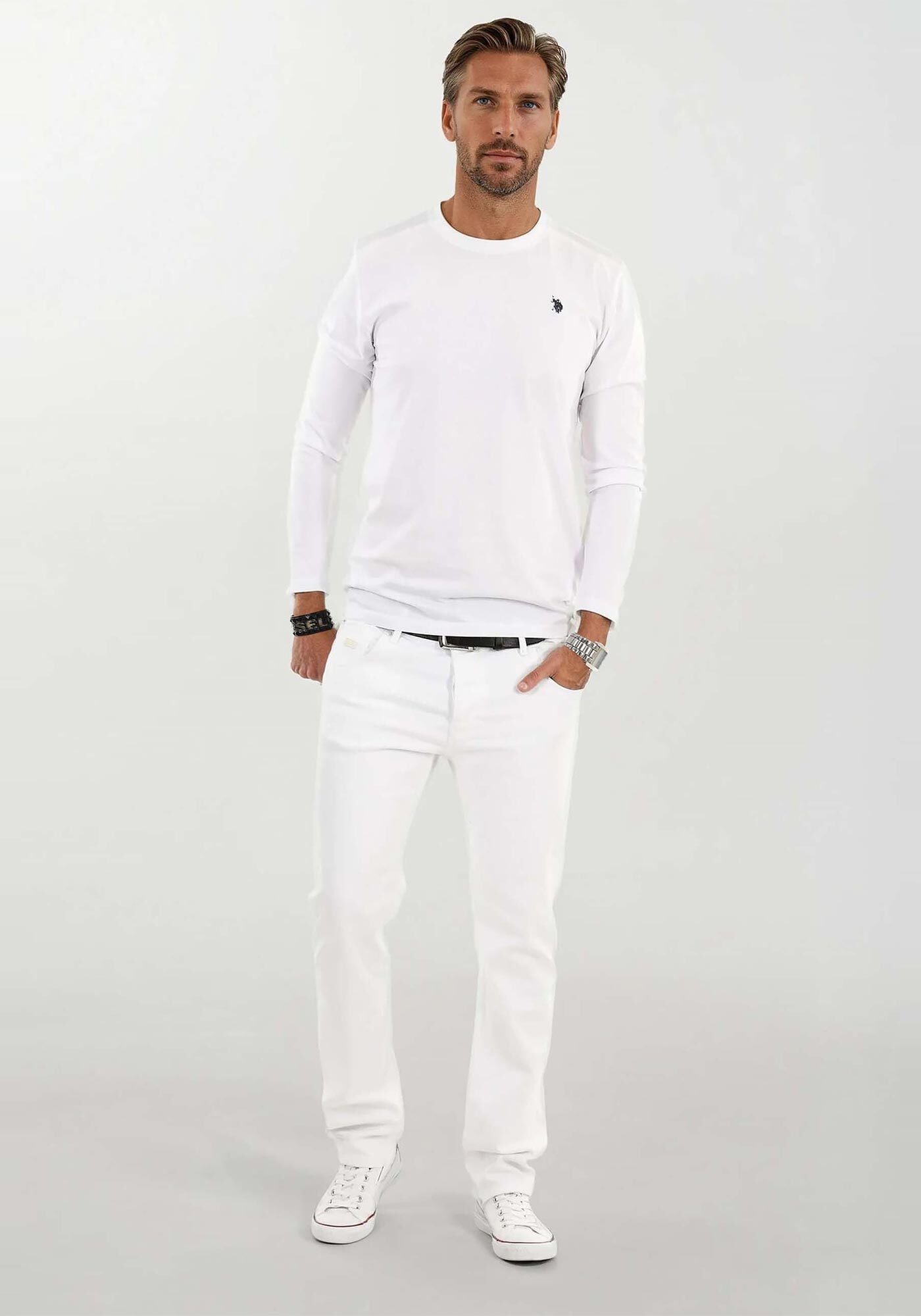 Alessandro Salvarini Comfort-fit-Jeans "A.Salvarini Designer Herren Jeans Hose Basic Jeanshose" von Alessandro Salvarini