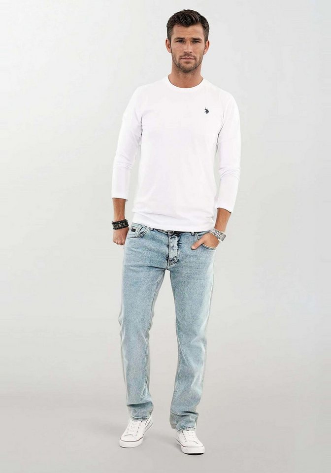 Alessandro Salvarini Comfort-fit-Jeans A.Salvarini Designer Herren Jeans Hose Basic Jeanshose von Alessandro Salvarini