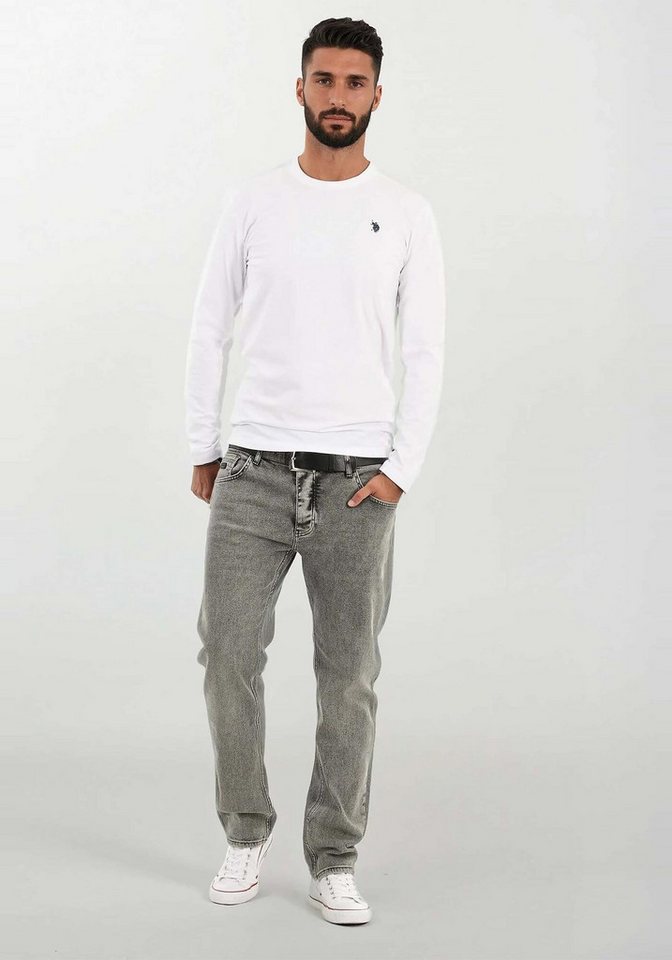Alessandro Salvarini Comfort-fit-Jeans A.Salvarini Designer Herren Jeans Hose Basic Jeanshose von Alessandro Salvarini