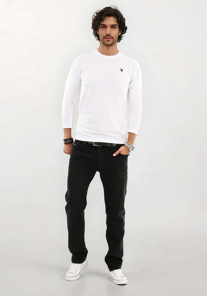 Alessandro Salvarini Comfort-fit-Jeans A.Salvarini Designer Herren Jeans Hose Basic Jeanshose von Alessandro Salvarini