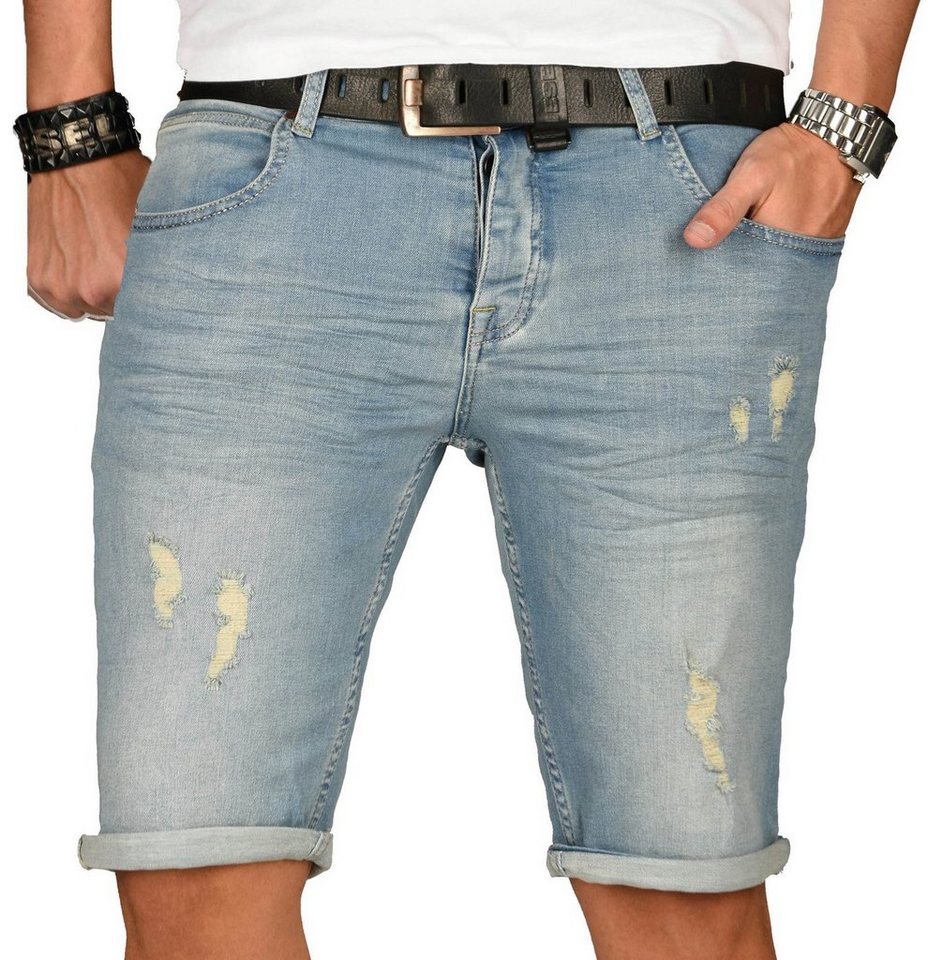 Alessandro Salvarini Jeansshorts ASCanluca Stretch mit Elasthan von Alessandro Salvarini