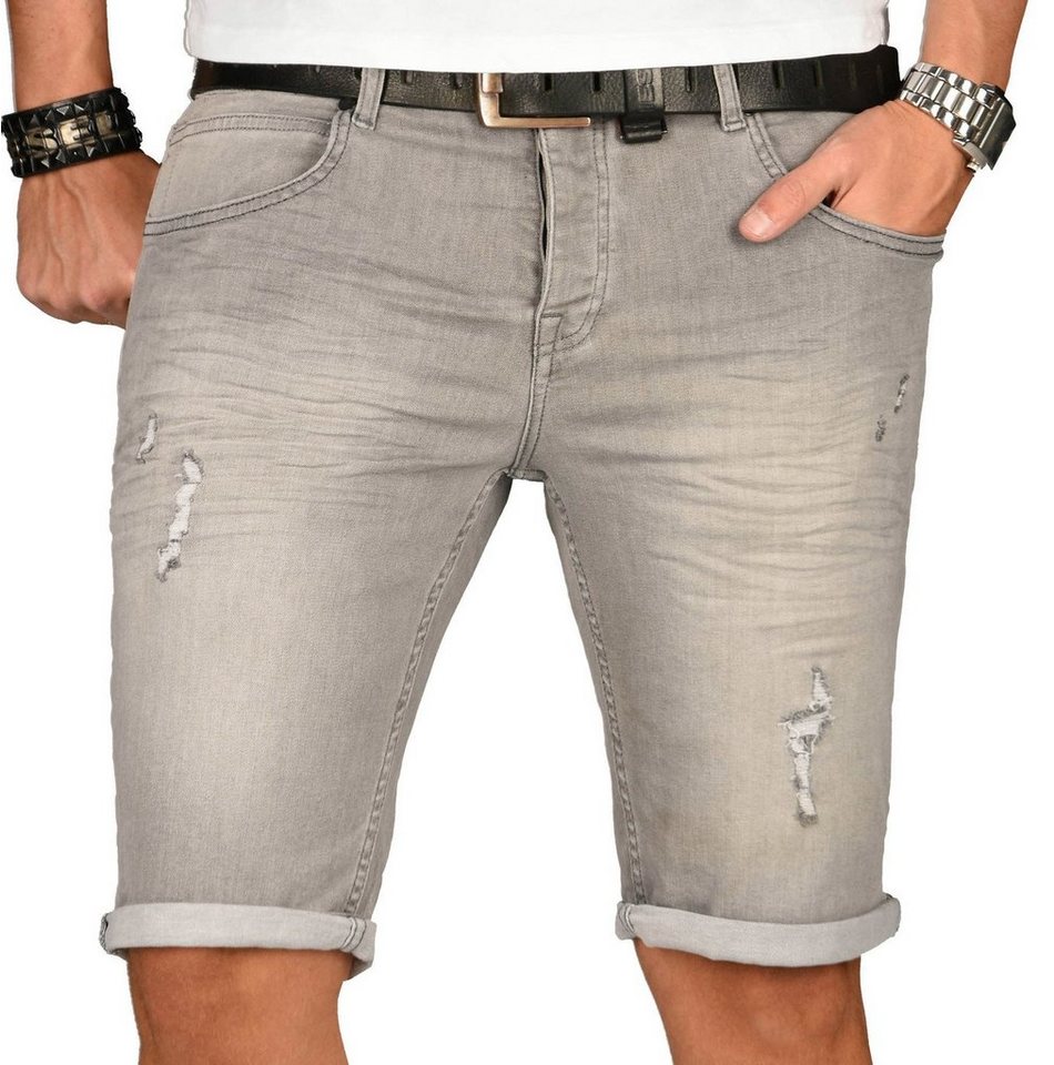 Alessandro Salvarini Jeansshorts ASCanluca Stretch mit Elasthan von Alessandro Salvarini