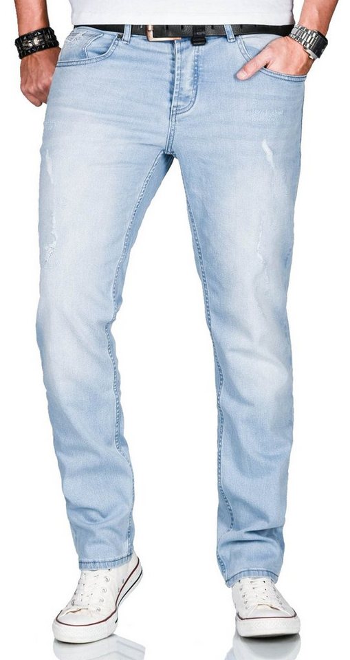 Alessandro Salvarini Slim-fit-Jeans ASCatania mit used look Effekt und mit 2% Elasthan von Alessandro Salvarini