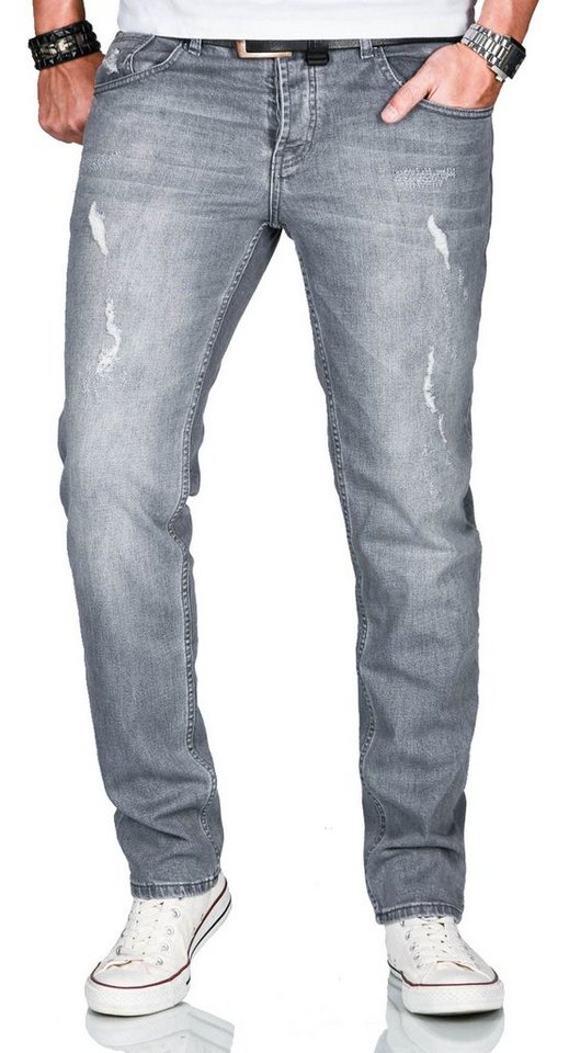 Alessandro Salvarini Slim-fit-Jeans ASCatania mit used look Effekt und mit 2% Elasthan von Alessandro Salvarini