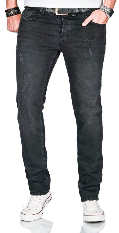 Alessandro Salvarini Slim-fit-Jeans ASCatania mit used look Effekt und mit 2% Elasthan von Alessandro Salvarini
