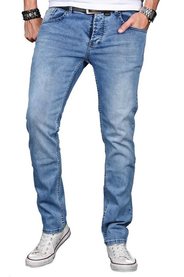 Alessandro Salvarini Slim-fit-Jeans ASLuca Stretch mit Elasthan von Alessandro Salvarini