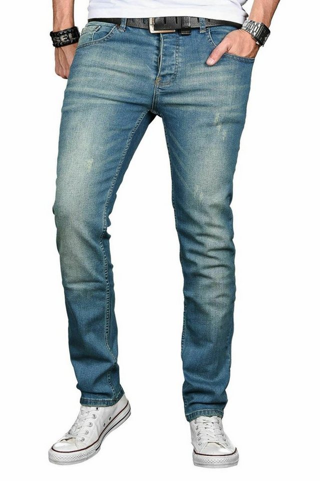 Alessandro Salvarini Slim-fit-Jeans ASLuca Stretch mit Elasthan von Alessandro Salvarini