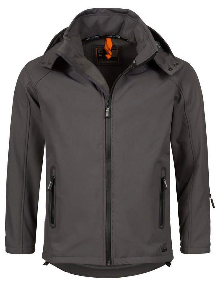 Alessandro Salvarini Softshelljacke ASBasiri mit abnehmbarer Kapuze von Alessandro Salvarini