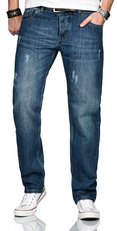 Alessandro Salvarini Straight-Jeans ASCarlo mit geradem Bein von Alessandro Salvarini