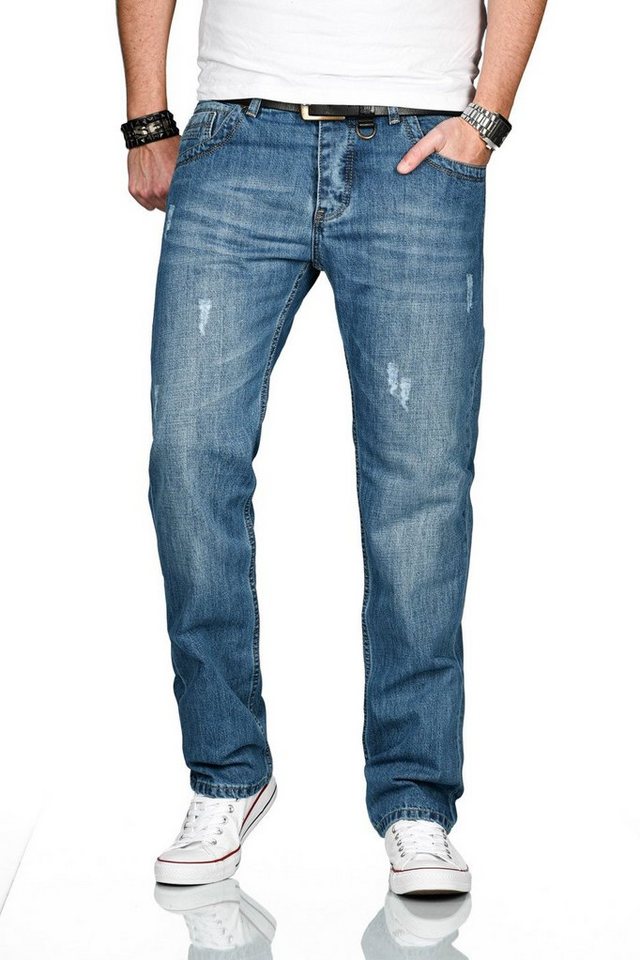 Alessandro Salvarini Straight-Jeans ASCarlo mit geradem Bein von Alessandro Salvarini