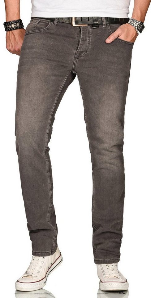 Alessandro Salvarini Straight-Jeans ASElia mit fein strukturiertem Jeansstoff und 2% Elasthan von Alessandro Salvarini