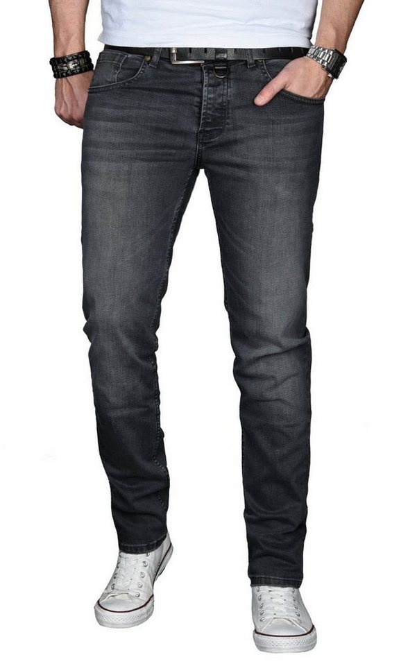 Alessandro Salvarini Straight-Jeans ASMinero Slim Fit Jeans mit 2% Elasthan von Alessandro Salvarini