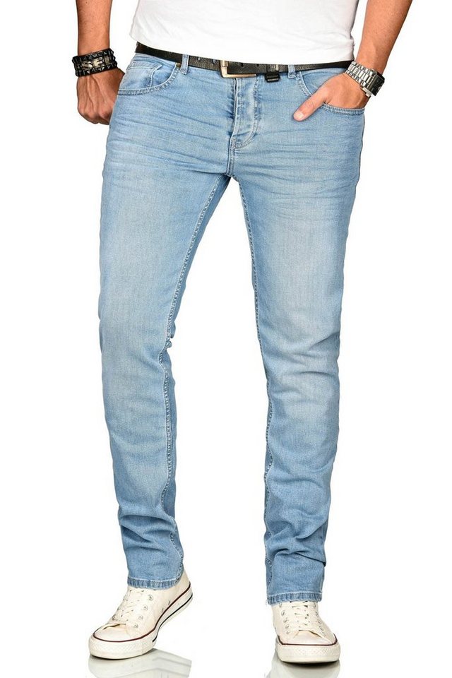 Alessandro Salvarini Stretch-Jeans ASAngelo Angenehme Passform durch vorhandenen Elasthan Anteil von Alessandro Salvarini