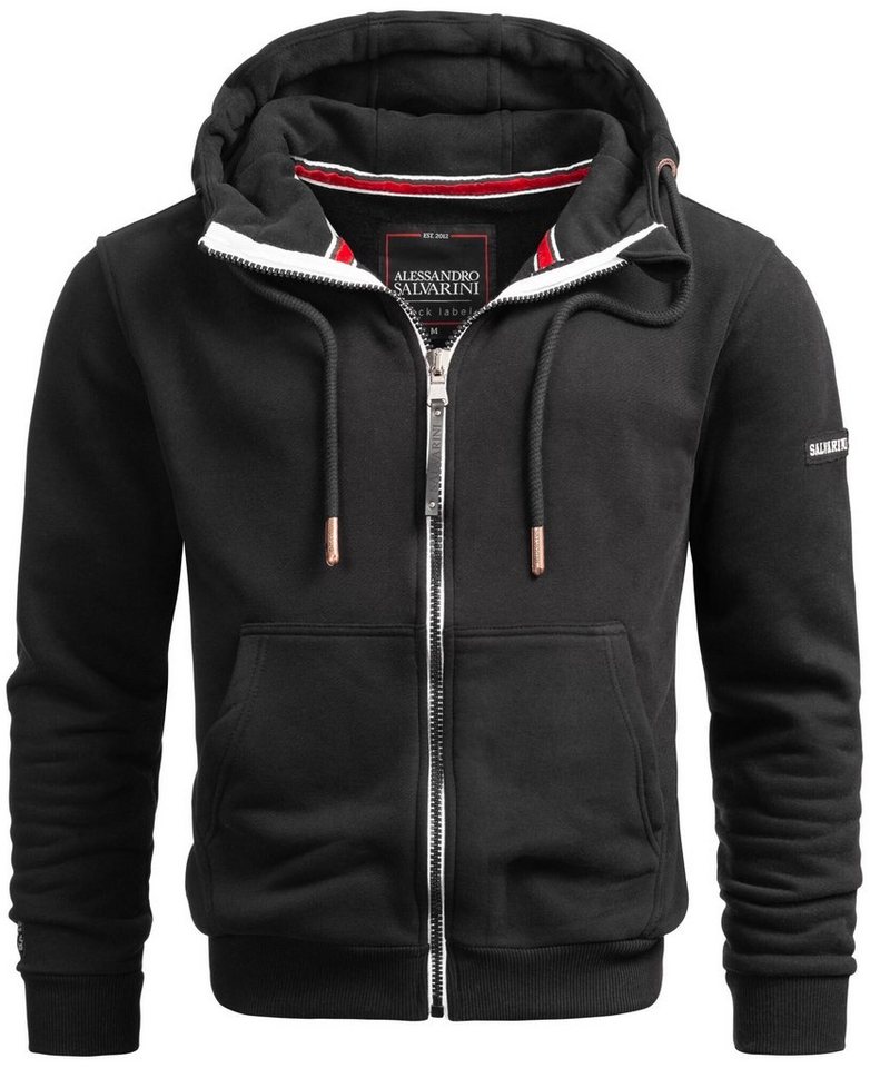 Alessandro Salvarini Sweatjacke ASBergamo aus hochwertigem, warmem Material von Alessandro Salvarini