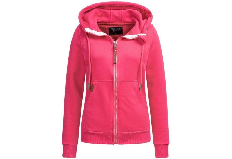 Alessandro Salvarini Sweatjacke Alessandro Salvarini Damen Hoodies AS299 mit Kapuze von Alessandro Salvarini