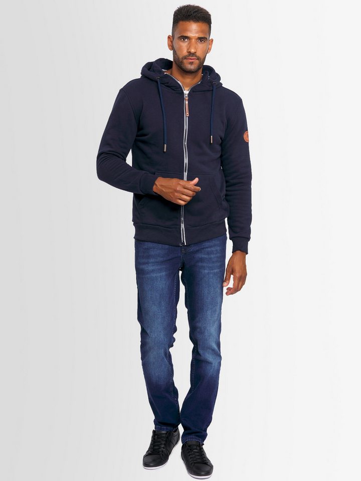 Alessandro Salvarini Sweatjacke ASGeenio mit hohem Kragen von Alessandro Salvarini
