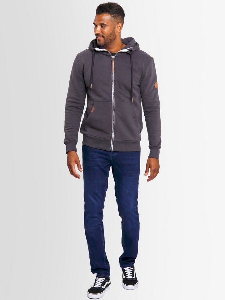 Alessandro Salvarini Sweatjacke ASGeenio mit hohem Kragen von Alessandro Salvarini