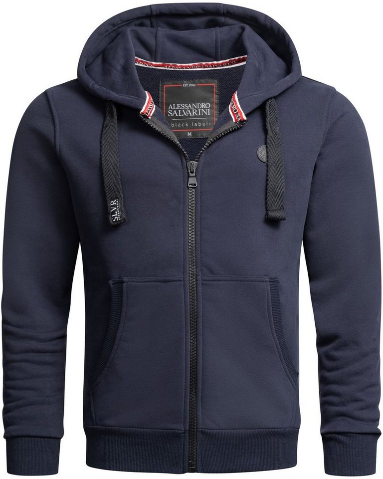 Alessandro Salvarini Sweatjacke ASLomborio warme Kapuzenjacke von Alessandro Salvarini