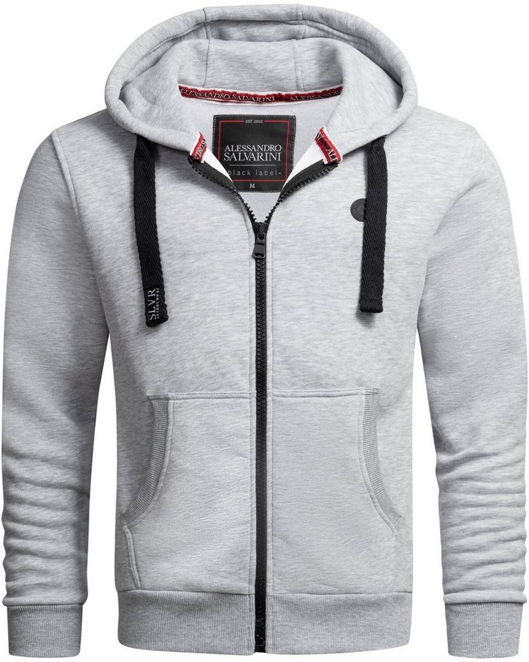 Alessandro Salvarini Sweatjacke ASLomborio warme Kapuzenjacke von Alessandro Salvarini