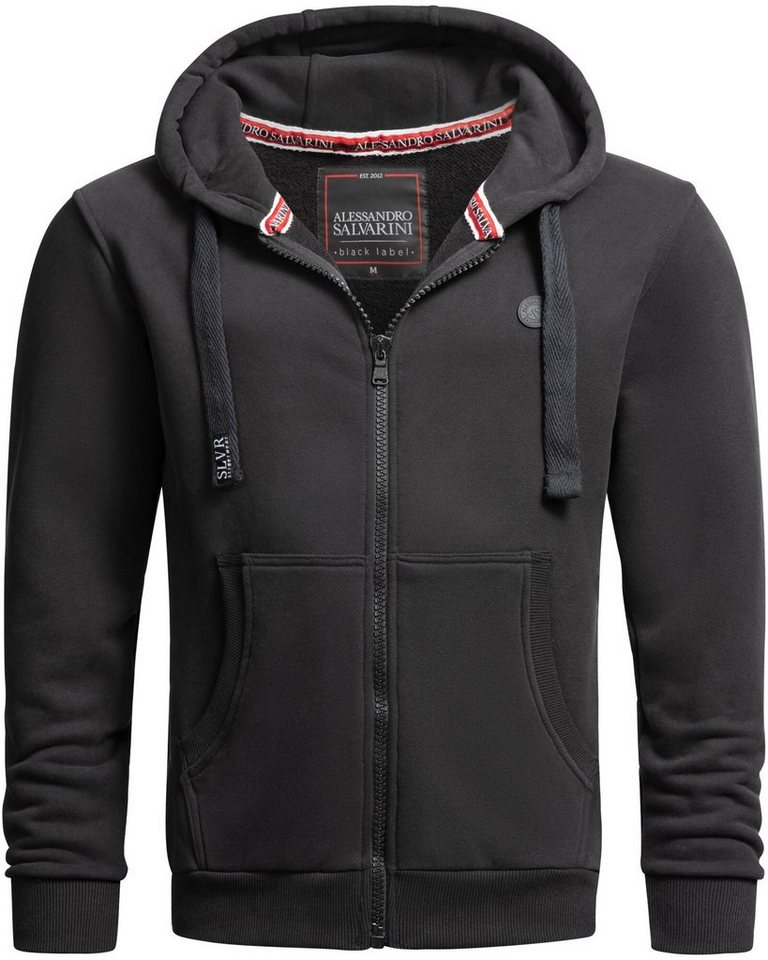 Alessandro Salvarini Sweatjacke ASLomborio warme Kapuzenjacke von Alessandro Salvarini