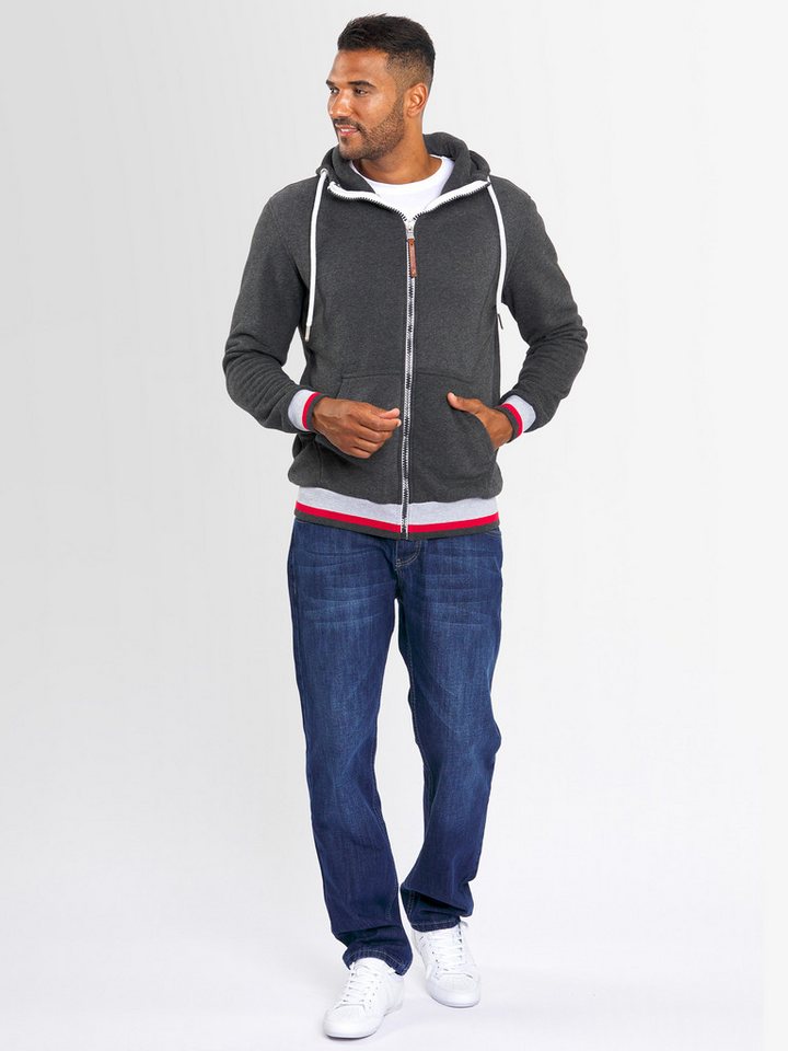 Alessandro Salvarini Sweatjacke ASRevellio mit großer Kapuze von Alessandro Salvarini