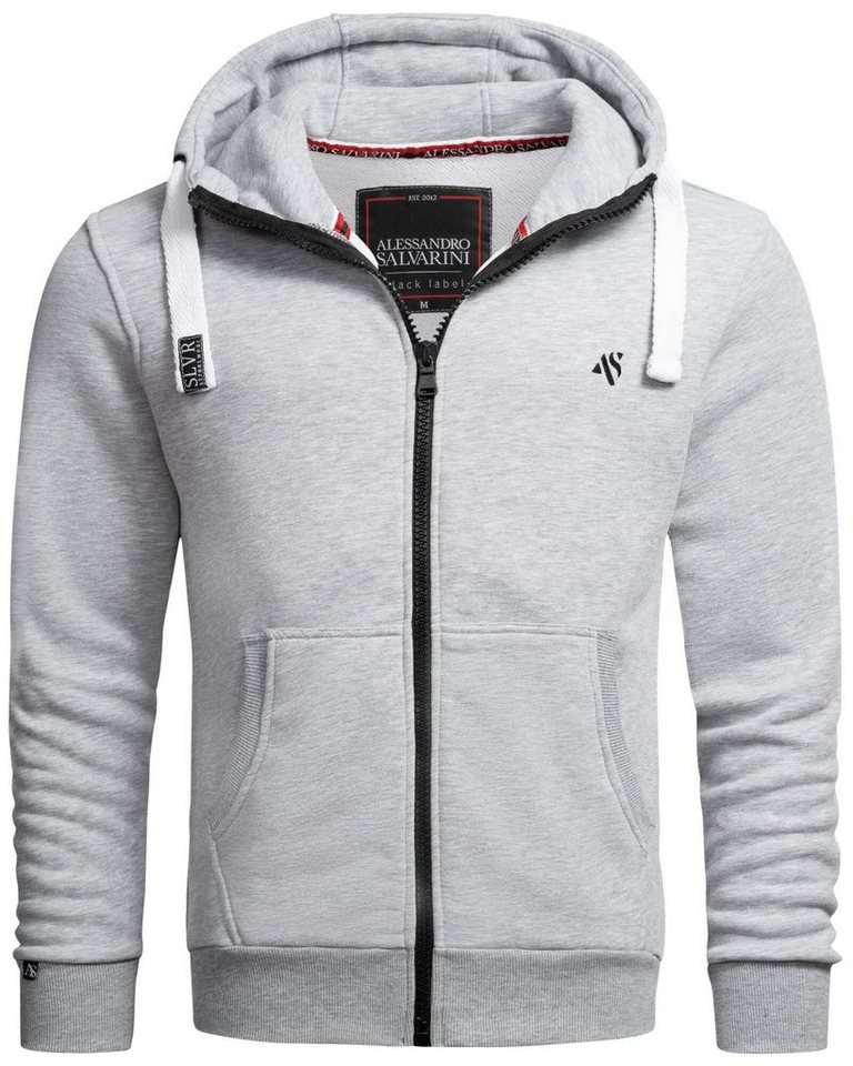 Alessandro Salvarini Sweatjacke ASVinzent warmer Hoodie von Alessandro Salvarini