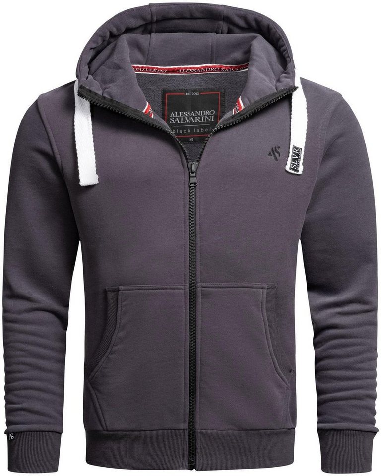 Alessandro Salvarini Sweatjacke ASVinzent warmer Hoodie von Alessandro Salvarini