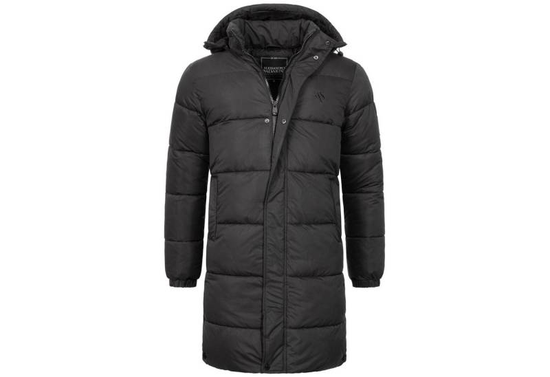 Alessandro Salvarini Winterjacke Alessandro Salvarini Herren Winter Parka gesteppt mit abnehmbarer Kapuze von Alessandro Salvarini