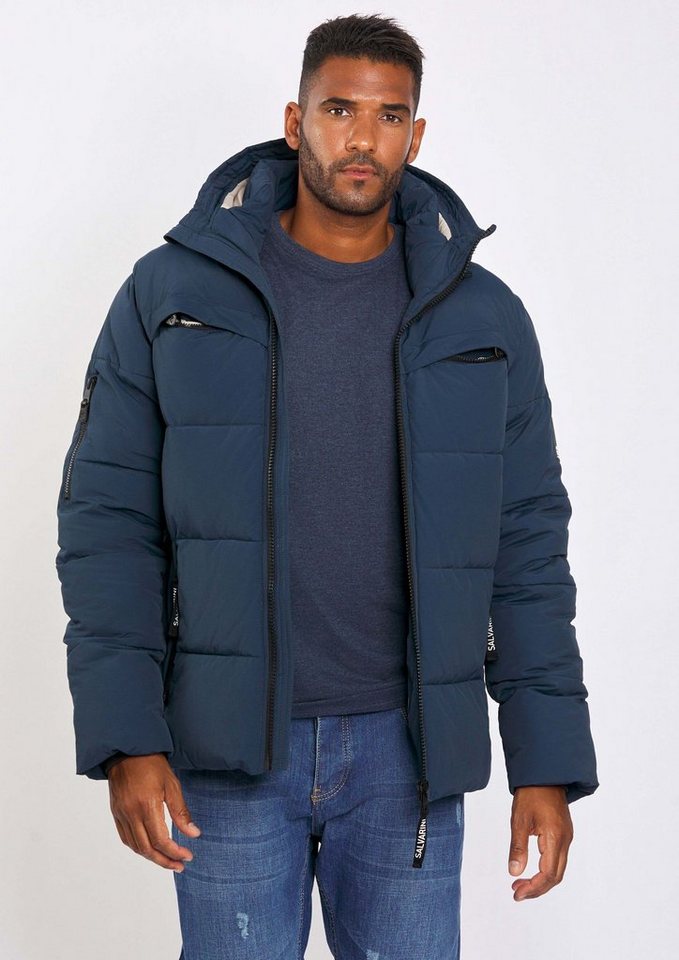 Alessandro Salvarini Winterjacke ASDiego mit extra hohem Kragen und vielen Taschen von Alessandro Salvarini