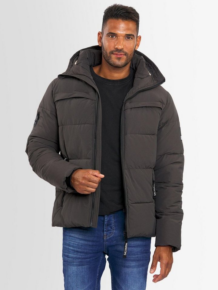 Alessandro Salvarini Winterjacke ASDiego mit extra hohem Kragen und vielen Taschen von Alessandro Salvarini