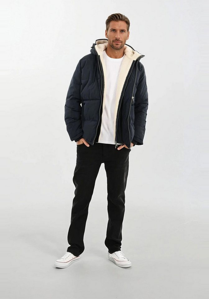 Alessandro Salvarini Winterjacke ASFredii mit abnehmbaren Teddy-Fleece-Innenlayer von Alessandro Salvarini