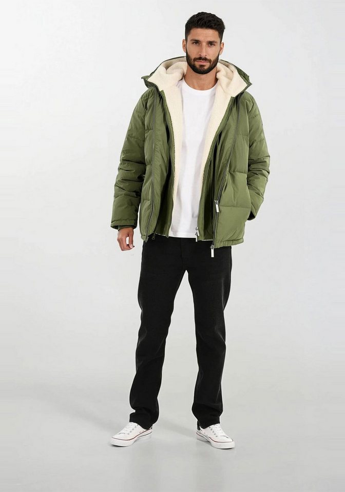 Alessandro Salvarini Winterjacke ASFredii mit abnehmbaren Teddy-Fleece-Innenlayer von Alessandro Salvarini